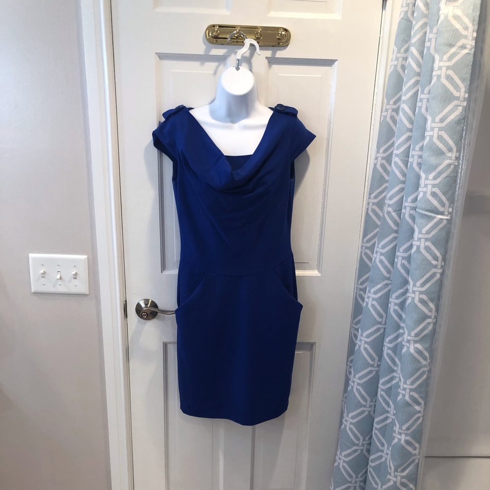 Calvin Klein;  Women’s Dress; Cobalt Blue; Size 4